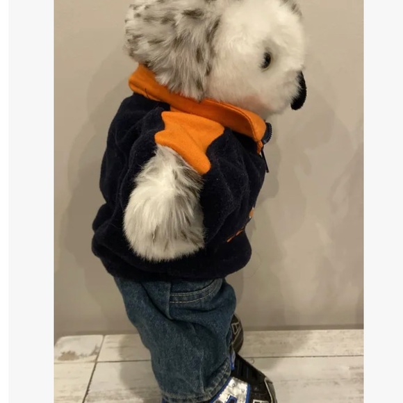 Harry Potter Hedwig White Spotted Snowy Owl Rotating Head Build A Bear w/outfit - Picture 6 of 10
